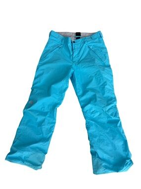 The North Face Girl’s Bright Turquoise Snow Pants